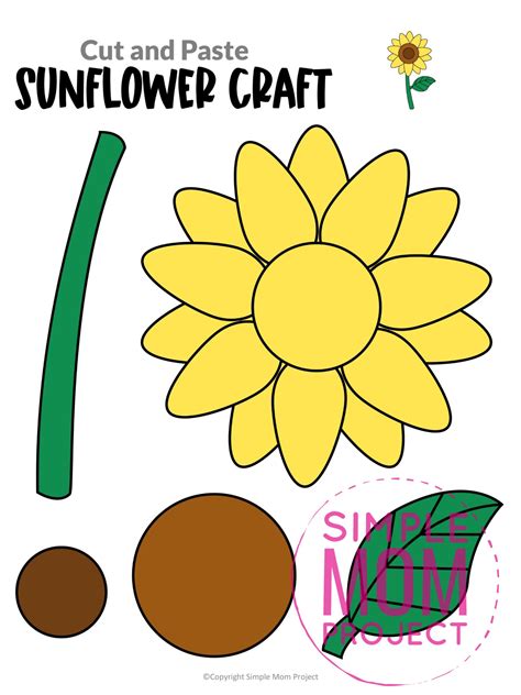 step  step sunflower craft