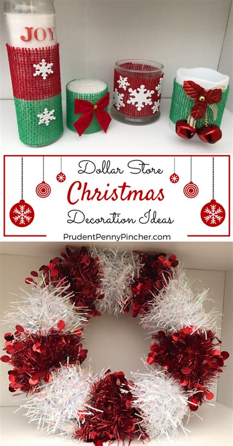 diy dollar store christmas decorations prudent penny pincher