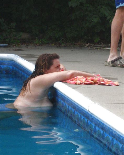 horny slut wife loses bikini in the pool 7 pics