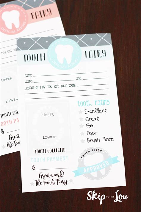 tooth fairy letter tooth fairy certificate tooth fairy letter tooth