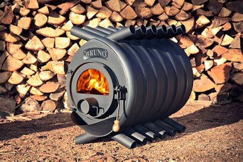 bruno woodburning stove  optional boiler kachels houtkachel huis interieur