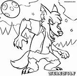 Werewolf Getdrawings Werewolves Coloringhome sketch template