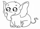Coloring Pages Animals Anime Animal Clipart Adults Library Cute Cartoon Drawing Kids sketch template