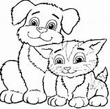 Dog Coloring Pages Getdrawings Kids Color sketch template