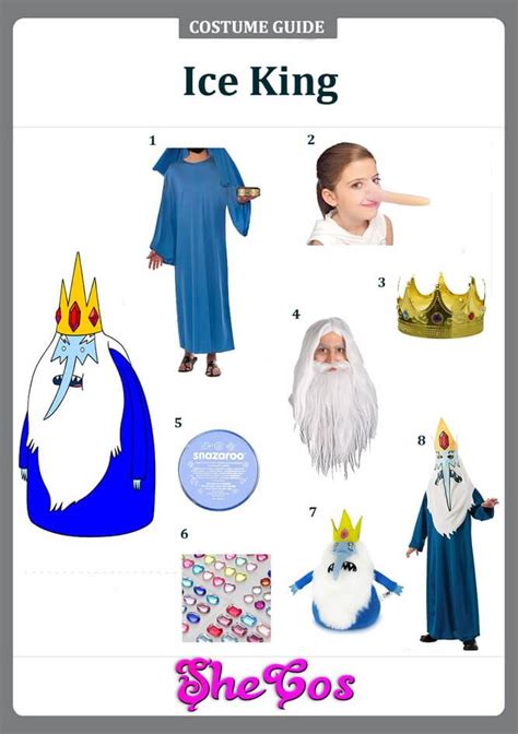 How To Create Ice King Costume Without Sewing Shecos Blog