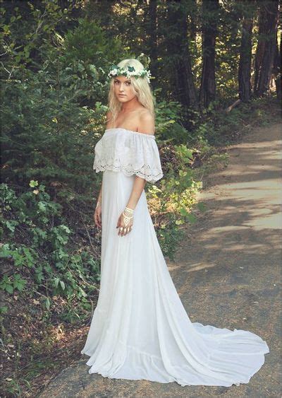 vintage bohemian wedding dresses sheath lace boho bridal gowns