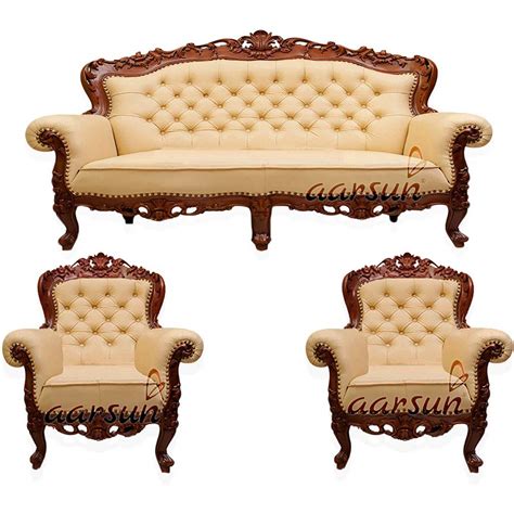aarsun wooden classical sofa set  living room area wooden couch wood sofa set