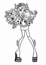 Coloring Pages Monster High Blue Lagoona Colouring Printable Kids Pdf Adult Library Clipart Monsters Girls Printables Cool Popular 4kids sketch template