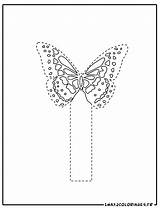 Marque Colorier Papillon Coloriage sketch template