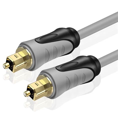 premium ft digital toslink audio optic cable optical fiber spdif cord wire  ebay