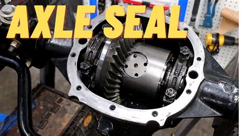 gm rear axle seal replacement youtube