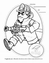 Coloring Fireman Hat Pages Jobs Kids Work Firefighter Fire Colouring Library Clipart Print Drawing Career Firemen Getcolorings Clip Fighter Color sketch template