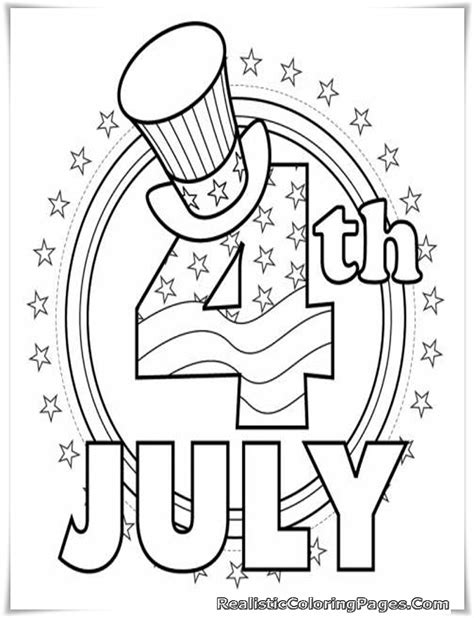 fourth  july coloring pages realistic coloring pages