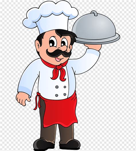 ilustrasi pelayan koki perkakas dapur koki gemuk bermacam macam