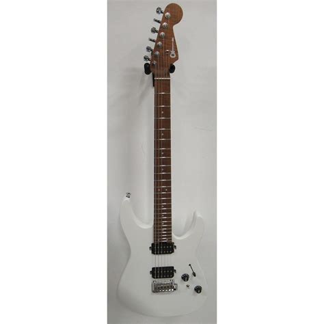 charvel  dk hh solid body electric guitar satin white musicians friend