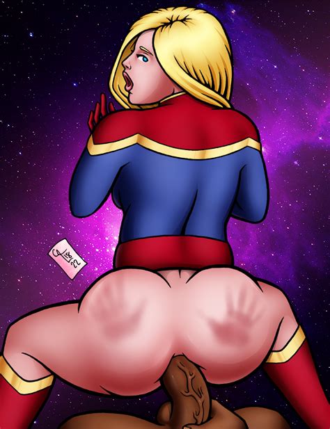 Captain Marvel Interracial Ass Stuffing Captain Marvel