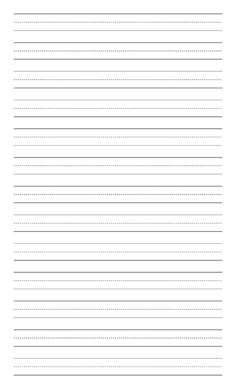 penmanship paper  thirteen lines  page