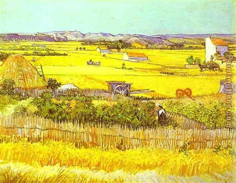 vincent van gogh harvest landscape painting anysize   harvest