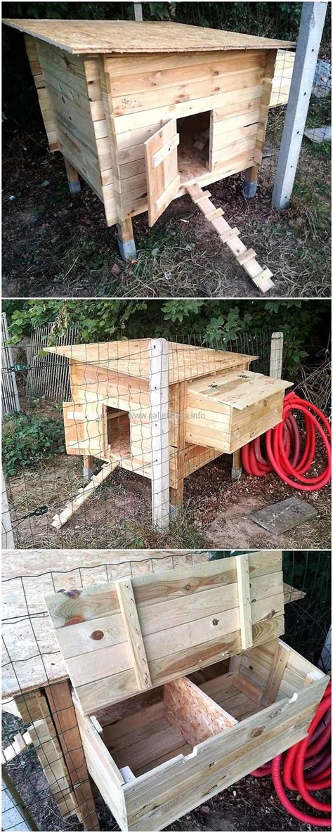 ideas  easy moveable small cheap pallet chicken