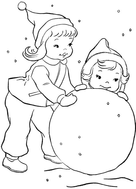 coloring pages kids playing