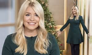Holly Willoughby Puts On A Festive Display In Sexy Green