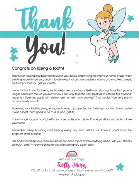 printable tooth fairy letters freebie finding mom