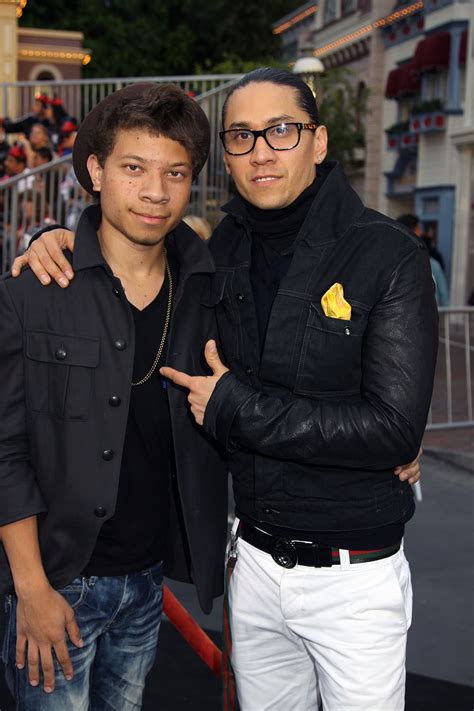 Taboo And Son Josh At The World Premiere Of Pirates Of The