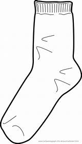 Sock Kleidung Ausmalbild Strumpf Socke Spotty تلوين Malvorlage I2clipart sketch template