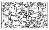Tropical Coloring Pages Island Getcolorings sketch template