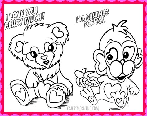 valentines coloring page  kids  valentine  day coloring pages