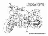 Ducati Coloring Book sketch template