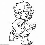 Caveman Getdrawings Coloring Pages sketch template