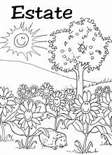 Stagioni Sulle Midisegni Primavera Mandala Copertine Visita sketch template