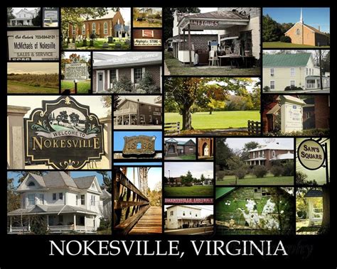 historic collages  towns  virginia virginia nokesville pictures