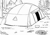 Malvorlage Zelt Kostenlose Zelten Anklicken öffnet Setzt Bildes sketch template