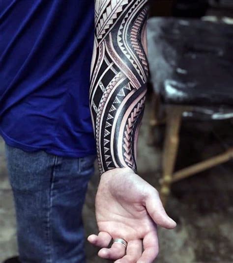 50 Badass Tribal Tattoos For Men Manly Design Ideas