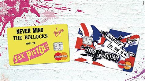 virgin money makes sex pistols the face of its credit cards