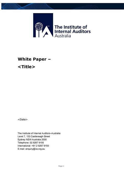 sample white paper template