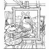 Muppets Rizzo Xcolorings Snowball sketch template