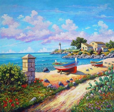paesaggio dipinto marina quadri dipinti marine quadri paesaggi su tela paesaggi ad olio