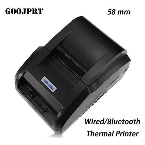 goojprt jph portable bluetooth thermal printer mm  usb port  android ios  usb