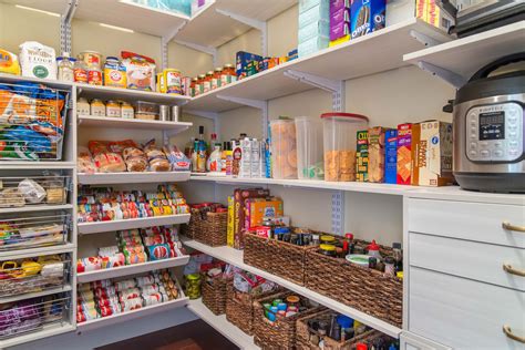 organized living shares  top  pantry trends homeowners    pay