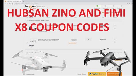 hubsan zino  fimi  coupon codes updated  sep  youtube