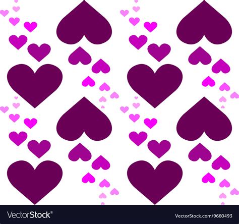 heart pattern royalty  vector image vectorstock