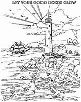 Coloring Lighthouse Pages Realistic Lighthouses Color Drawing Printable Print Michigan Adult Carolina North House Book Colouring Sheet Kids Getcolorings Light sketch template