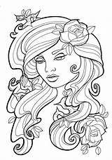 Rose Coloring Pages Getcolorings Color Top sketch template