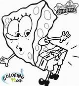 Spongebob Coloring Pages Squarepants Printable Print Kids Spy Characters Bob Sponge Pants Gangster Fool Being Book Color Games Patrick Cartoon sketch template