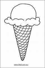 Ice Cream Cone Template Templates Printable Drawing Au Children Cones Gif Young Party Kids Scoop Google Suitable Sundaes Icecream Drawings sketch template