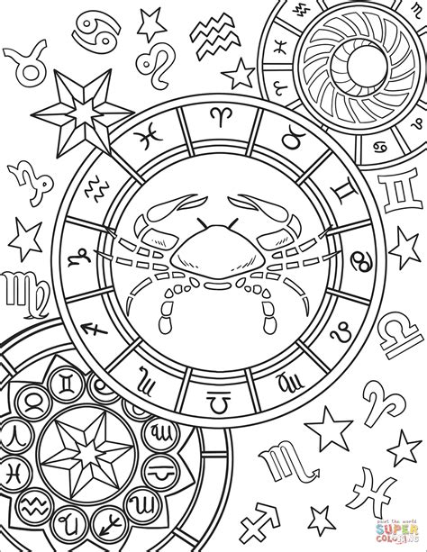 zodiac coloring pages printable zodiac signs coloring pages  women