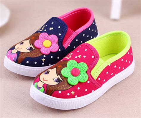 girls canvas shoes sneaker slip  shoe red navy spring